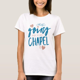 Naar de kapel gaan - Custom Wedding Party Design T-shirt