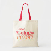 Naar de kapel gaan - Custom Wedding Party Tote Bag (Voorkant)