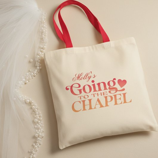 Naar de kapel gaan - Custom Wedding Party Tote Bag