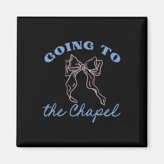 Naar De Kapel Gaan Om Te Trouwen Coquette Bruid Magneet