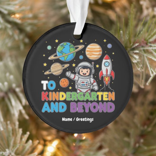 Naar de kleuterschool en daarbuiten Astronaut Funn Ornament (Boom)