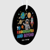 Naar de kleuterschool en daarbuiten Astronaut Funn Ornament (voorkant)