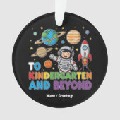 Naar de kleuterschool en daarbuiten Astronaut Funn Ornament (voorkant)