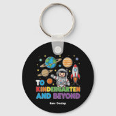 Naar de kleuterschool en daarbuiten Astronaut Funn Sleutelhanger (Voorkant)