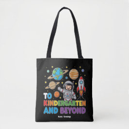 Naar de kleuterschool en daarbuiten Astronaut Funn Tote Bag