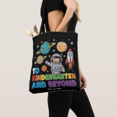 Naar de kleuterschool en daarbuiten Astronaut Funn Tote Bag (Dichtbij)