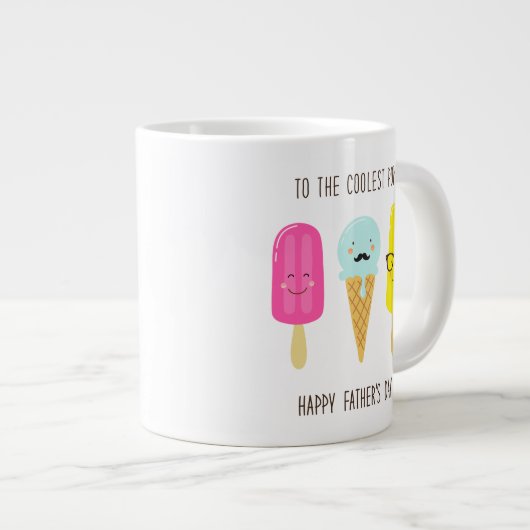 Naar de koelste Pop - Vaderdag Grote Koffiekop (Voorkant rechts)