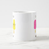 Naar de koelste Pop - Vaderdag Grote Koffiekop (Voorkant)