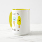 Naar de koelste Pop - Vaderdag Mok (Voorkant links)