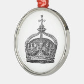 Naar de koning [Kroon] Metalen Ornament (Links)