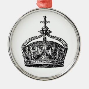 Naar de koning [Kroon] Metalen Ornament