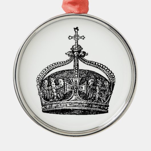 Naar de koning [Kroon] Metalen Ornament (Voorkant)