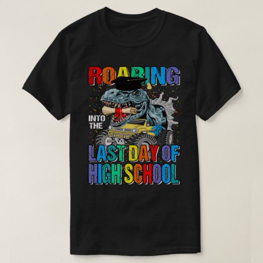 Naar de laatste dag van het schoolMonster T T-shirt (Design voorkant)