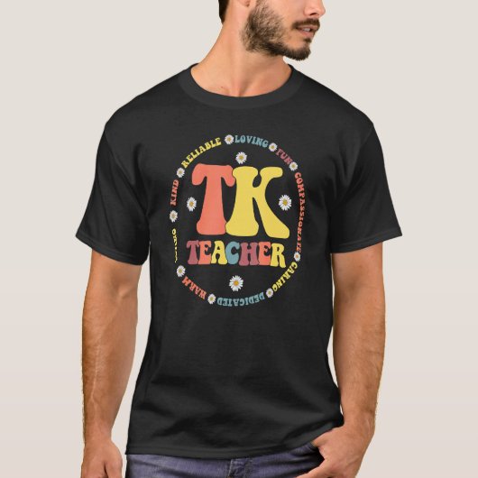 Naar de leraar Overgangskleuterschool Terug naar s T-shirt (Voorkant)