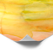 Naar de licht Abstracte natte Waterverf Poster (Hoek)