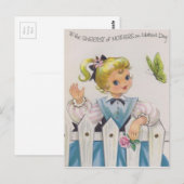 Naar de liefste van moeders briefkaart (Voorkant / Achterkant)