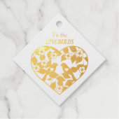 Naar de LoveBirds Bedankjes Labels (Voorkant)