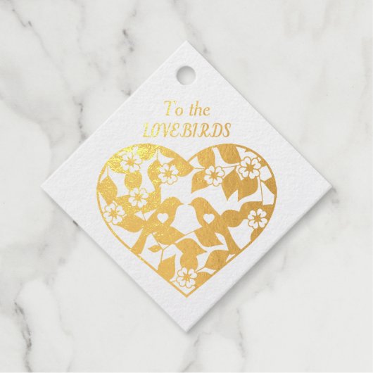 Naar de LoveBirds Bedankjes Labels (Voorkant)