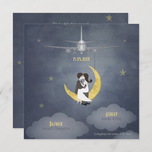 Naar de maan 2 kaart (Voorkant / Achterkant)