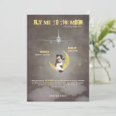 Naar de maan 2 - Poster met films - bruiloft Kaart (Staand voorkant)