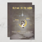 Naar de maan 2 - Poster met films - bruiloft Kaart (Voorkant / Achterkant)