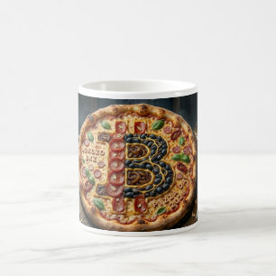 "Naar De Maan" Bitcoin Pizza Dag Premium Keramisch Koffiemok