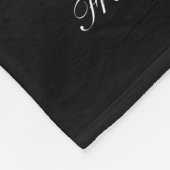 Naar de maan en de rug (gepersonaliseerd) fleece deken (Hoek)