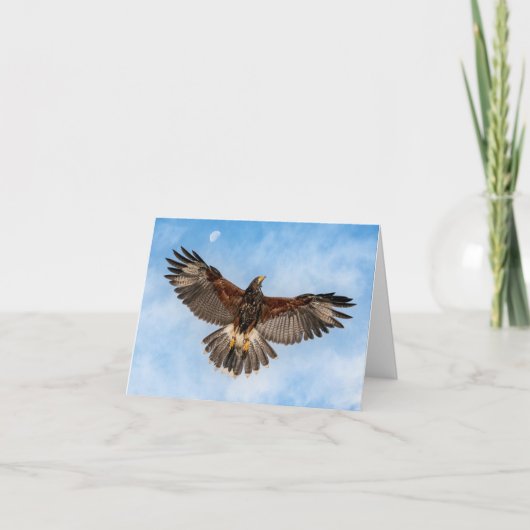 Naar de maan en naar achteren kaart (Voorkant)