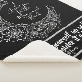 Naar de maan en naar achteren sherpa deken (3/4)