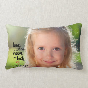 Naar de maan en naar achteren   Vaderdag Fotopiloo Kussen