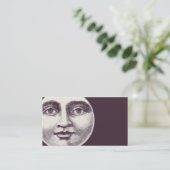 Naar de maan en naar achteren visitekaartje (Staand voorkant)