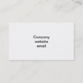 Naar de maan en naar achteren visitekaartje (Achterkant)