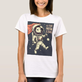 Naar de maan en terug – Inspirerend en Kosmisch T-shirt