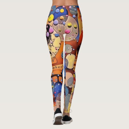 Naar de maan en terug Leggings (Achterkant)