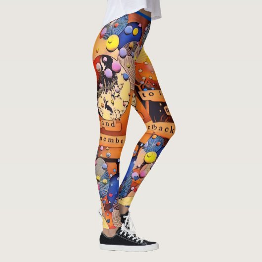 Naar de maan en terug Leggings (Rechts)