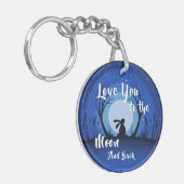 Naar de maan en terug sleutelhanger (Voorkant Links)