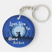Naar de maan en terug sleutelhanger (Achterkant)