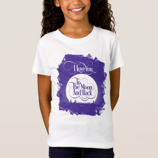 Naar de maan en terug t-shirt (Voorkant)