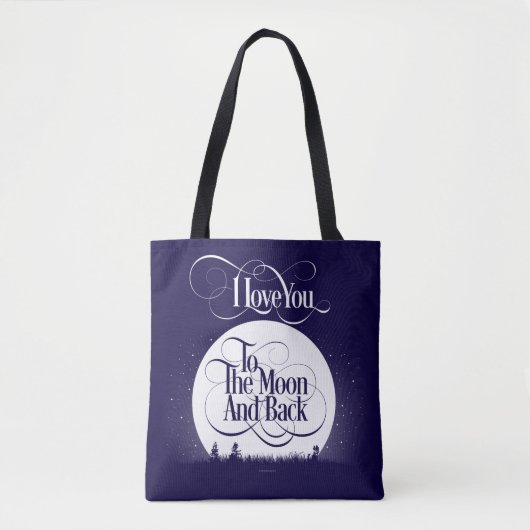 Naar de maan en terug tote bag (Voorkant)