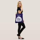 Naar de maan en terug tote bag (Op model)