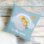 Naar de maan | Foto Baby | Regenboog Kussen<br><div class="desc">Naar de maan | Baby Foto | Rainbow Kussens zorgen voor doordachte en praktische geschenken, die de ontvanger troost en ontspanning bieden. Hier is een beschrijving van kussens als een geschenk: Geef het geschenk van ultiem comfort en ontspanning met deze luxe kussens. Deze kussens zijn gemaakt met de beste materialen...</div>