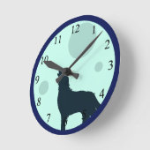 Naar de maan gaan ronde klok (Hoek)