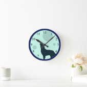 Naar de maan gaan ronde klok (Huis)