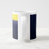 Naar de maan grote koffiekop (Achterkant)