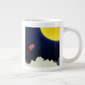 Naar de maan grote koffiekop (Rechts)
