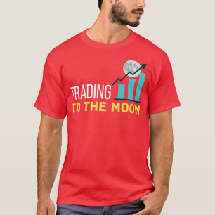 Naar de maan handelen t-shirt