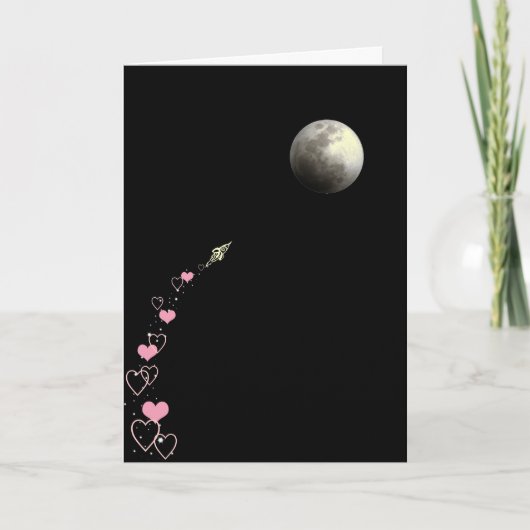 Naar de Maan Kaart (Voorkant)