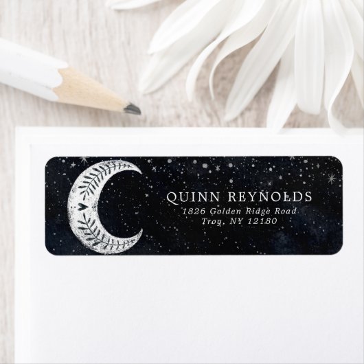 Naar de maan | Label retouradres (Insitu)