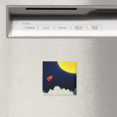 Naar de maan magneet (Insitu (Vaatwasser))