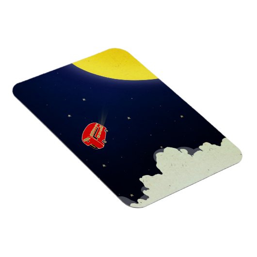 Naar de maan magneet (Rechterzijde)